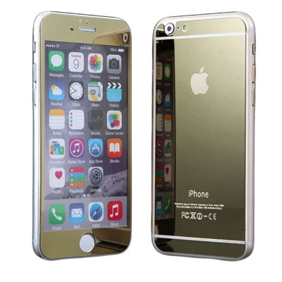 Противоударное Glass Screen Protecter Tempered для Apple iPhone 6/6s Gold комплект на две стороны